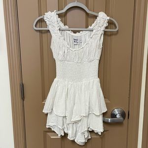 Princess Polly Love Galore Romper in White
